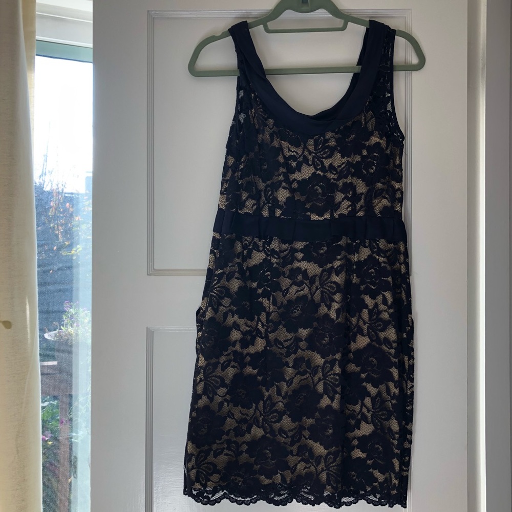 Calypso St Barth navy lace dress, size XS - Picture 2 of 4
